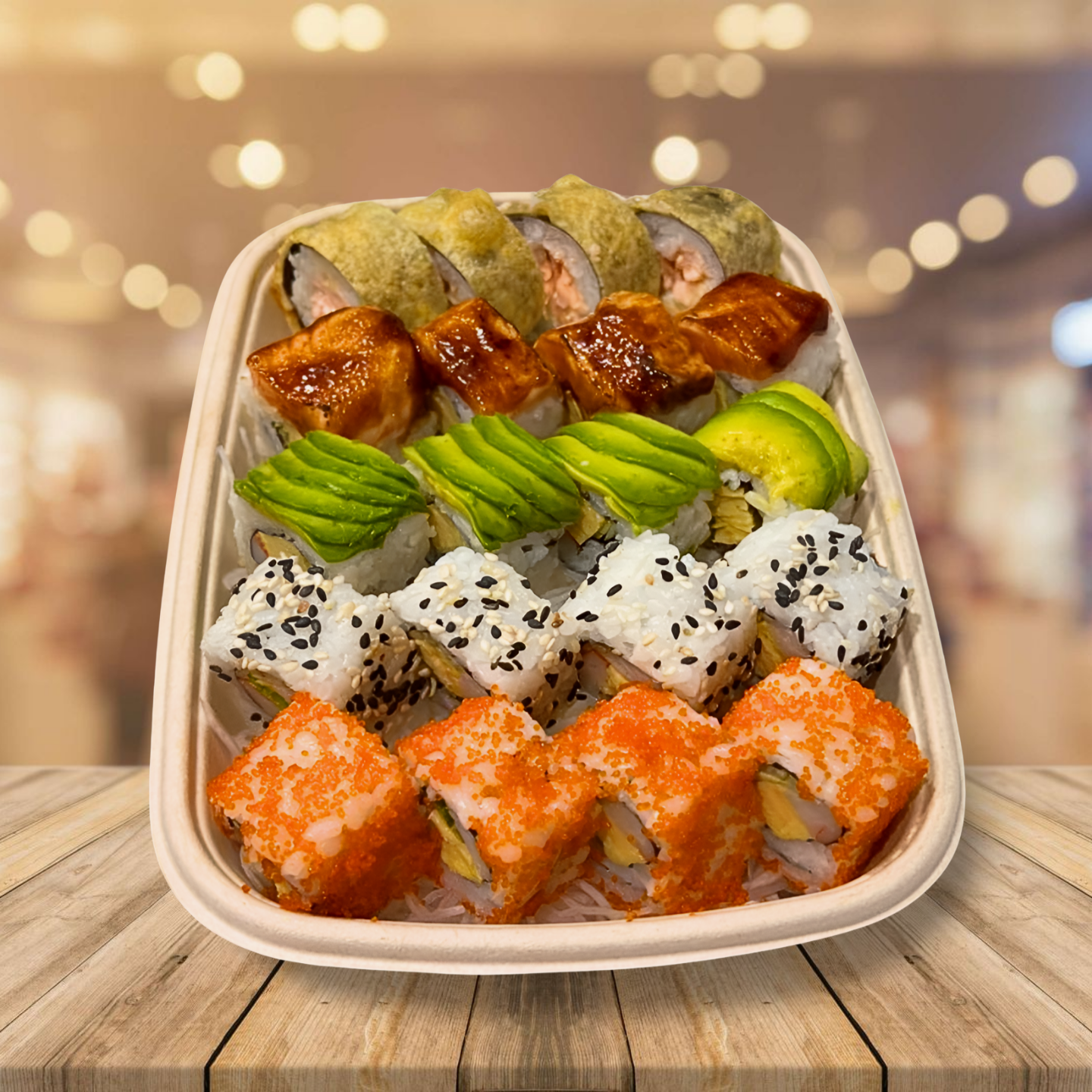 Sushi Combo 19 - 2 Canh Rong Biển - Sprite Lon-duoc-ban-tai-CITY SUSHI