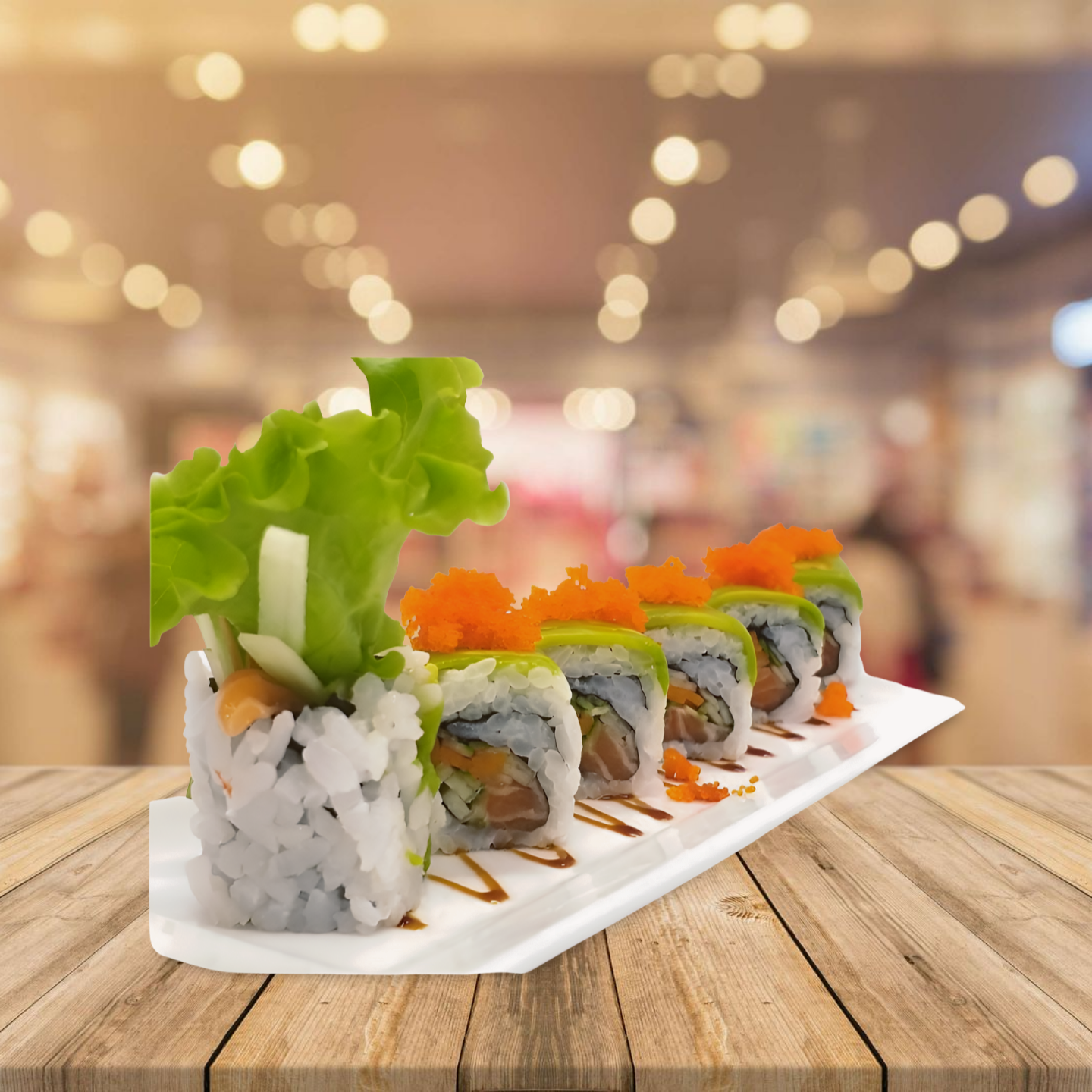 Sushi Cá Hồi Phủ Bơ-duoc-ban-tai-CITY SUSHI