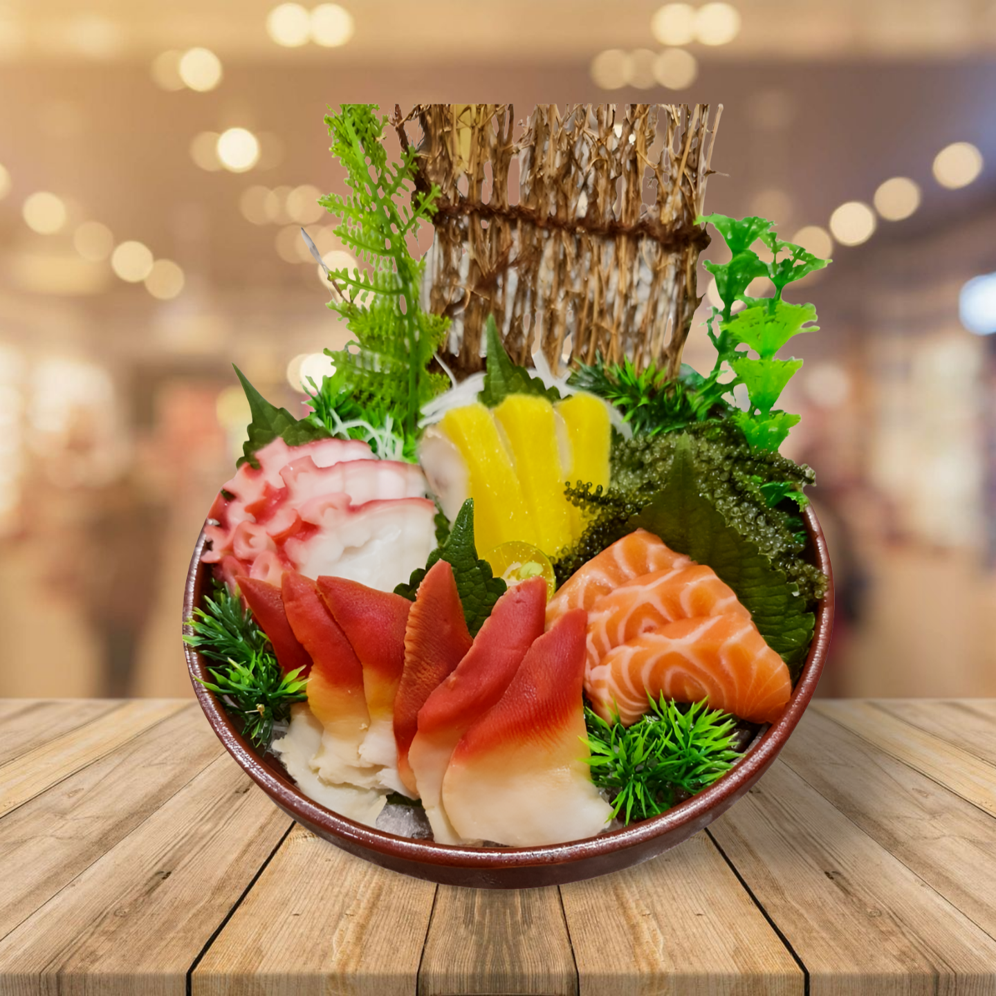 Sashimi Mix 14 - Salad Rong Biển-duoc-ban-tai-CITY SUSHI