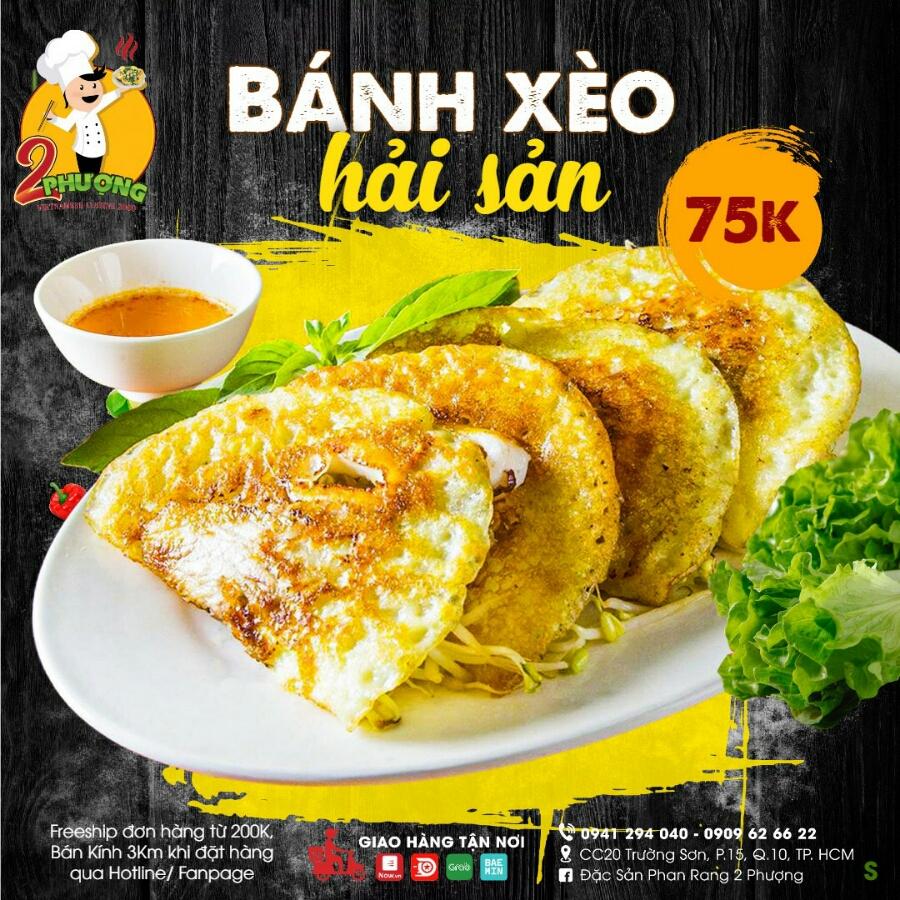 BÁNH XÈO HẢI SẢN-duoc-ban-tai-Đặc Sản Phan Rang 2 Phượng