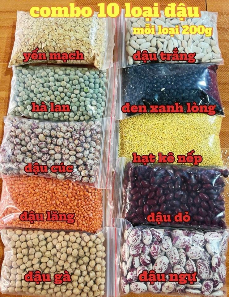 Combo 10 loại đậu =2kg (freeship)-duoc-ban-tai-Yummy Nuts-Thế Giới Hạt Ngon!