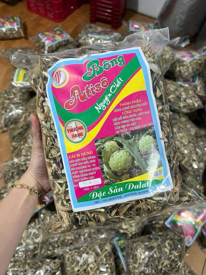Bông Atiso khô (trà Atiso-duoc-ban-tai-Yummy Nuts-Thế Giới Hạt Ngon!