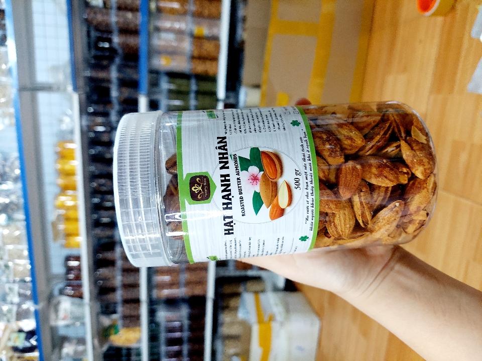 Hạnh nhân rang bơ (hũ)-duoc-ban-tai-Yummy Nuts-Thế Giới Hạt Ngon!