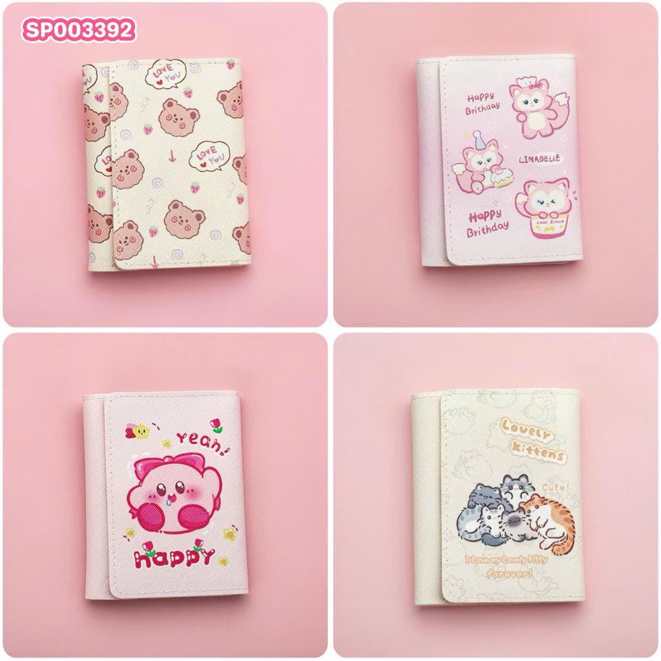 Ví Gập 3 Khúc In Hoạ Tiết Nhiều Nhân Vật Hoạt Hình Hot Trend-duoc-ban-tai-Hanana gift shop