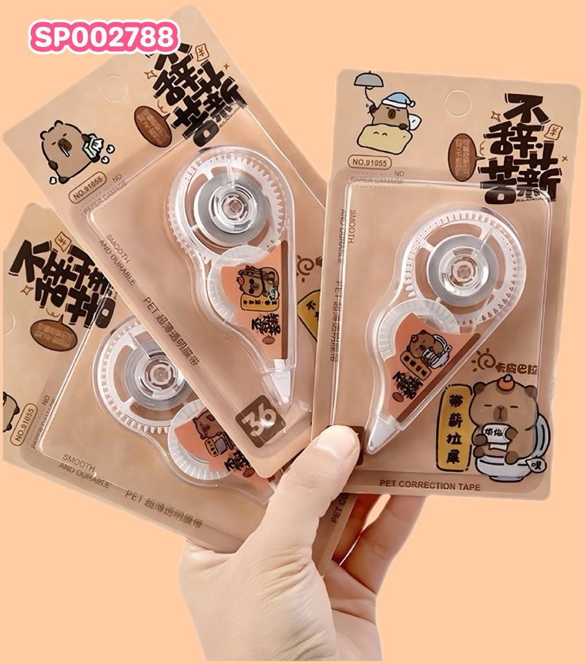 Bút Xoá Kéo Capybara Cute - Mẫu Mới-duoc-ban-tai-Hanana gift shop