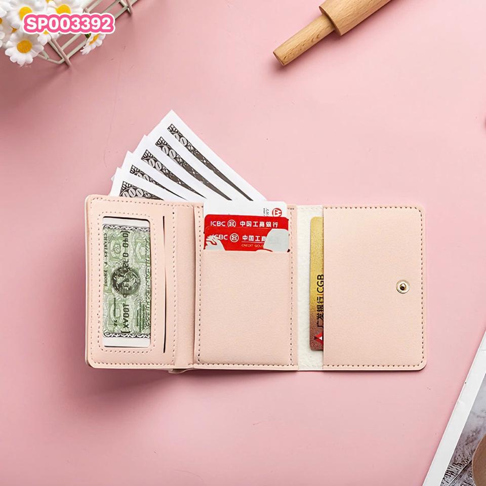 Ví Gập 3 Khúc In Hoạ Tiết Nhiều Nhân Vật Hoạt Hình Hot Trend-duoc-ban-tai-Hanana gift shop