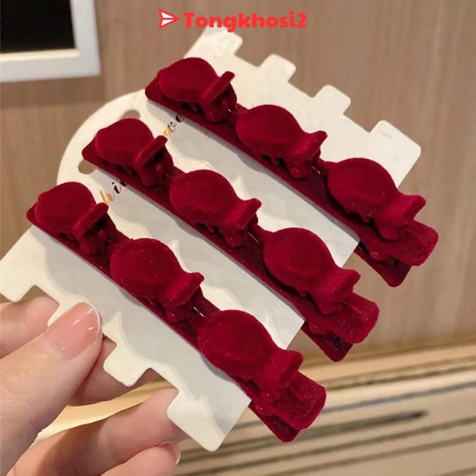 Set 2 Kẹp mái nhung tạo độ phồng cho tóc-duoc-ban-tai-Hanana gift shop