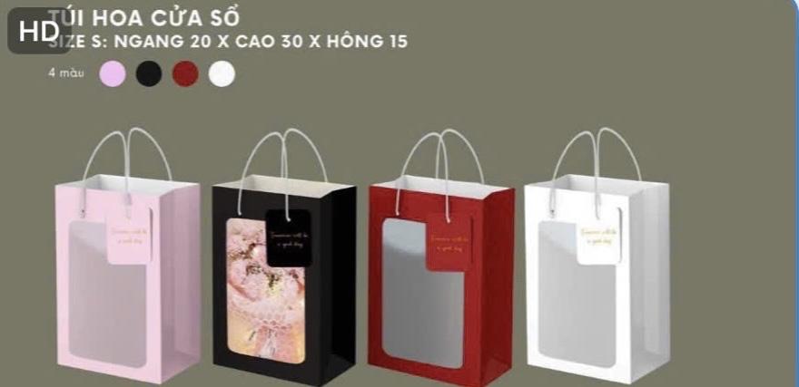 Túi mặt kính mica size S-duoc-ban-tai-Hanana gift shop