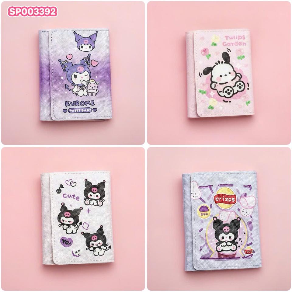 Ví Gập 3 Khúc In Hoạ Tiết Nhiều Nhân Vật Hoạt Hình Hot Trend-duoc-ban-tai-Hanana gift shop