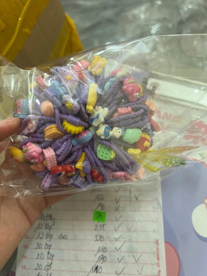 Dây buộc tóc gắn charm -duoc-ban-tai-Hanana Bình Lục