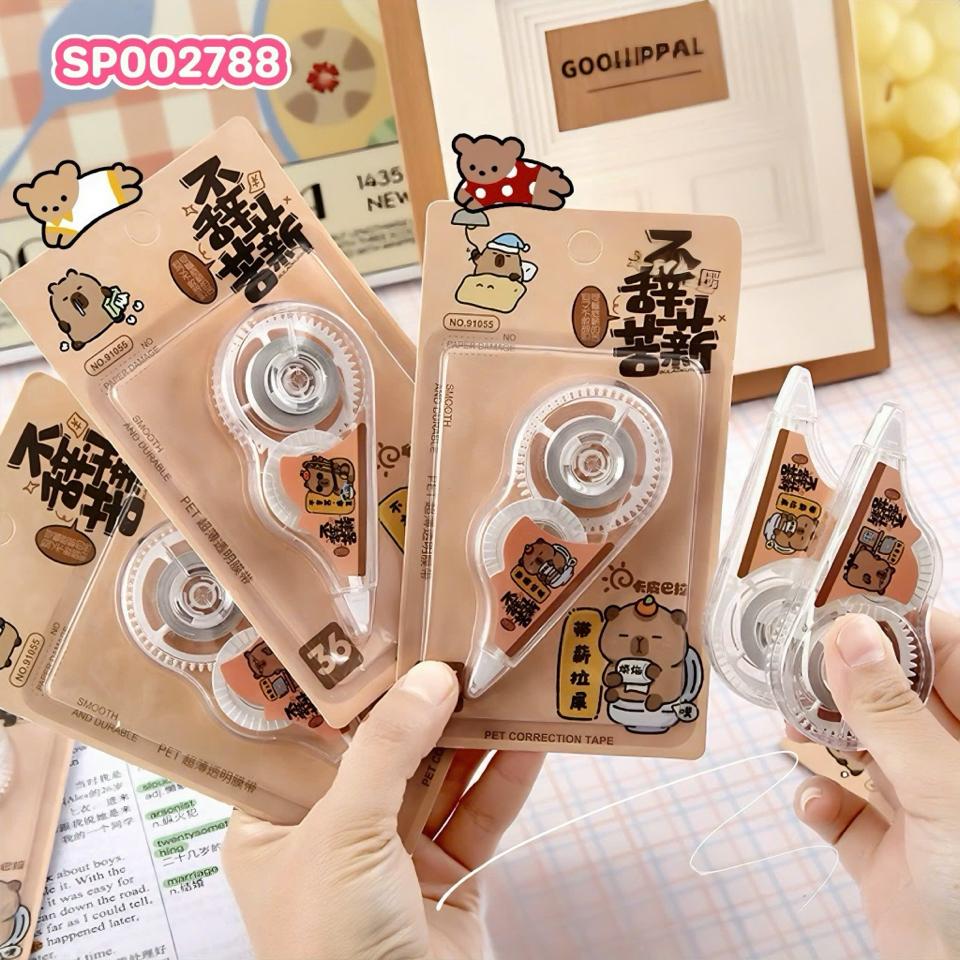 Bút Xoá Kéo Capybara Cute - Mẫu Mới-duoc-ban-tai-Hanana gift shop