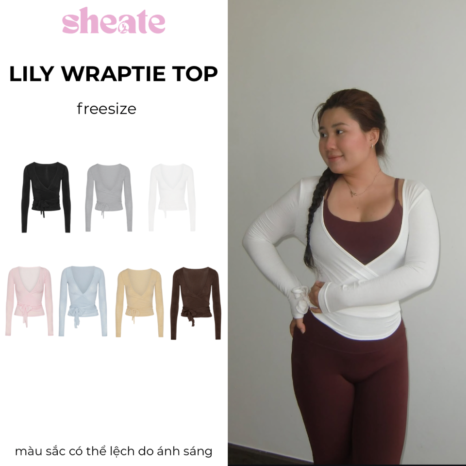 Lily Wraptop ( có 7 màu )-duoc-ban-tai-She Ate - active wear