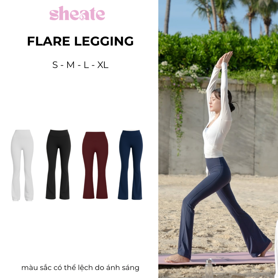 Quần ống loe #CK41037 -duoc-ban-tai-She Ate - active wear