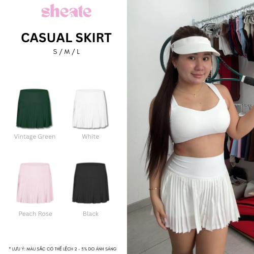 Casual Skirt #DK383 -duoc-ban-tai-She Ate - active wear