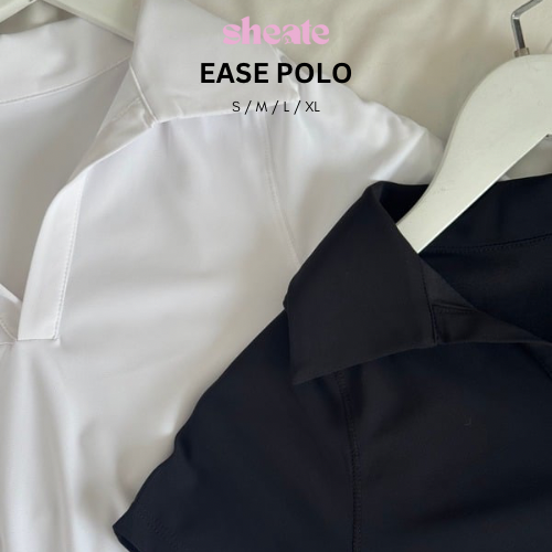 EASE POLO | Áo polo thể thao co giãn mềm mại-duoc-ban-tai-She Ate - active wear