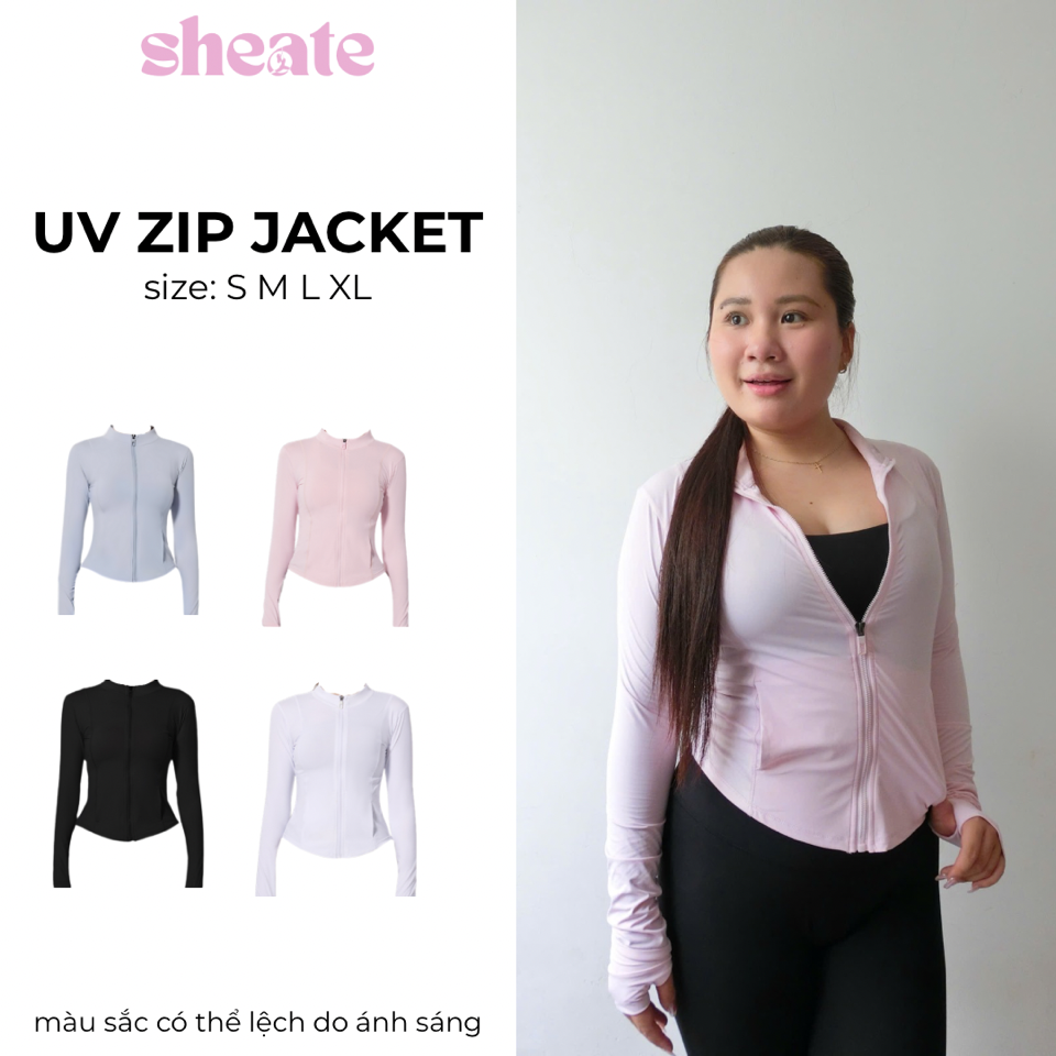 UV zip jacket-duoc-ban-tai-She Ate - active wear