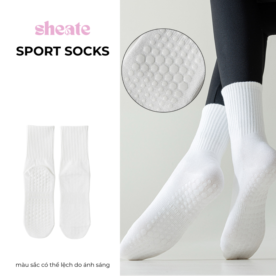 Tất trơn trắng-duoc-ban-tai-She Ate - active wear