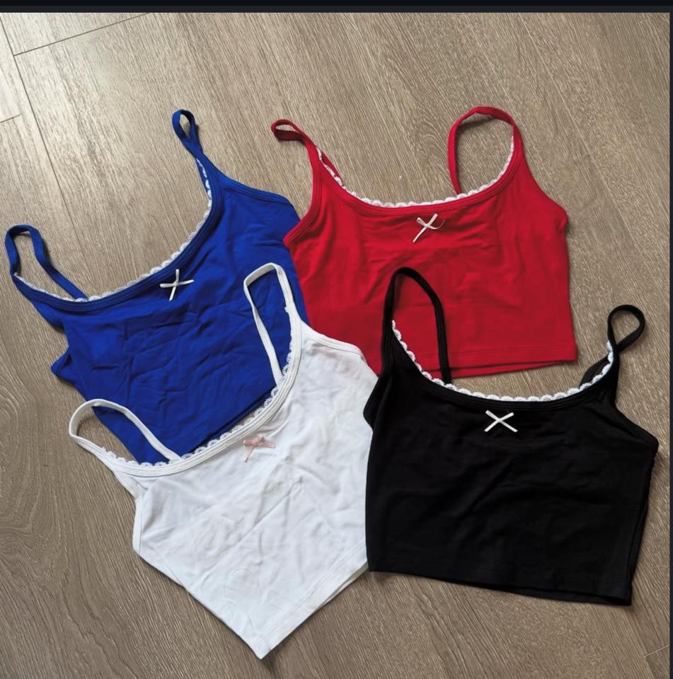 Mini Ribbon Croptop-duoc-ban-tai-She Ate - active wear