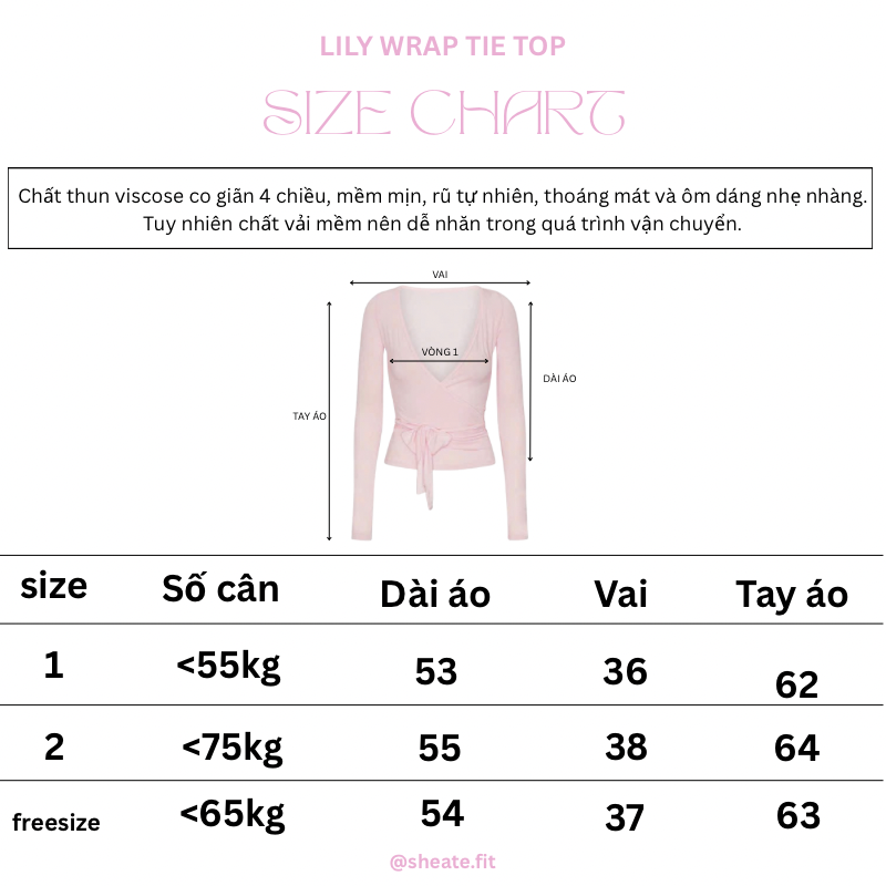 LILY WRAP TIE TOP-duoc-ban-tai-She Ate - active wear
