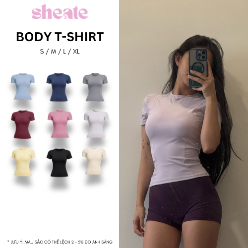 Áo Tập Thể Thao Ôm Body – Co Giãn, Thoáng Mát MTDX40-duoc-ban-tai-She Ate - active wear