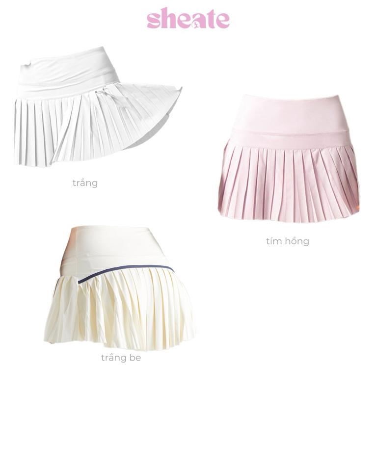 Chân váy tennis xếp li #DK09-duoc-ban-tai-She Ate - active wear