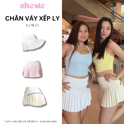 Chân váy tennis xếp li #DK09-duoc-ban-tai-She Ate - active wear