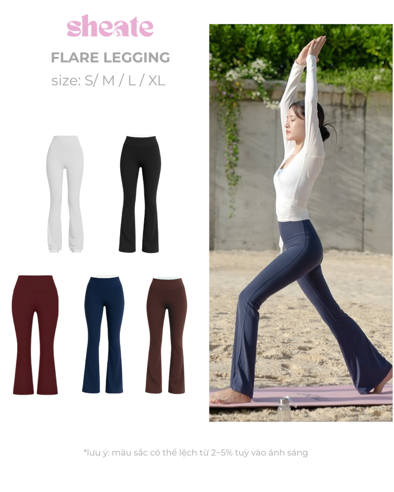 Quần ống loe #CK41037 -duoc-ban-tai-She Ate - active wear