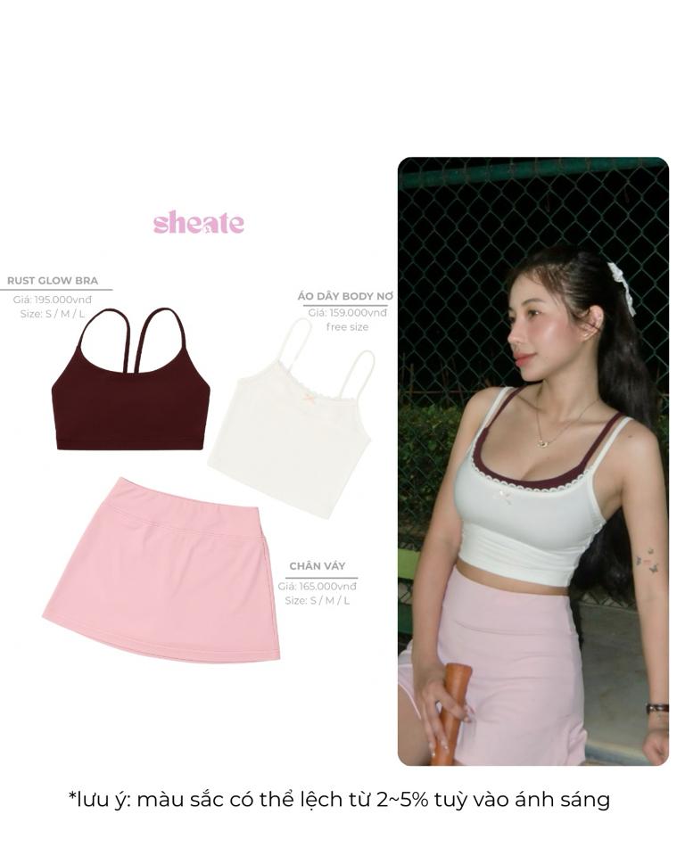 Chân váy tennis chữ A #328-duoc-ban-tai-She Ate - active wear