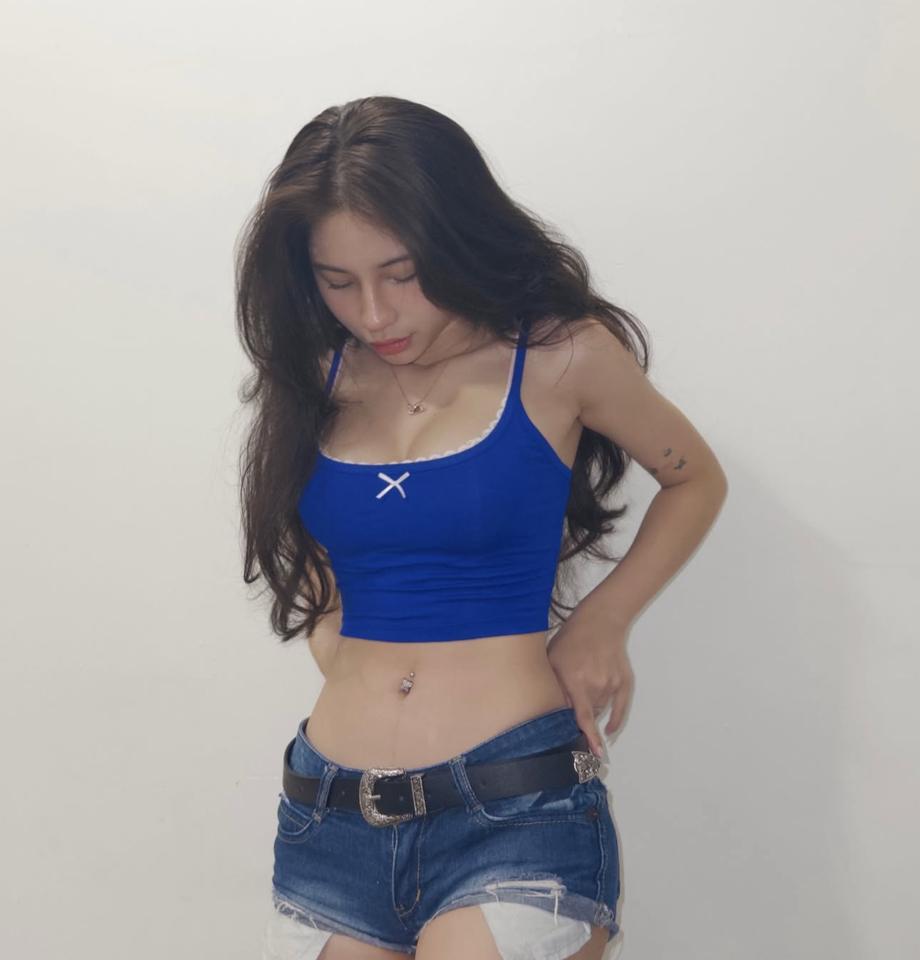 Mini Ribbon Croptop-duoc-ban-tai-She Ate - active wear
