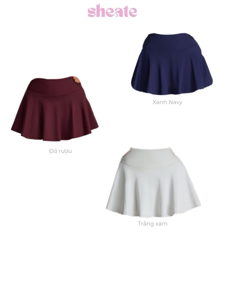 Chân váy tennis xoè ( #F234 )-duoc-ban-tai-She Ate - active wear