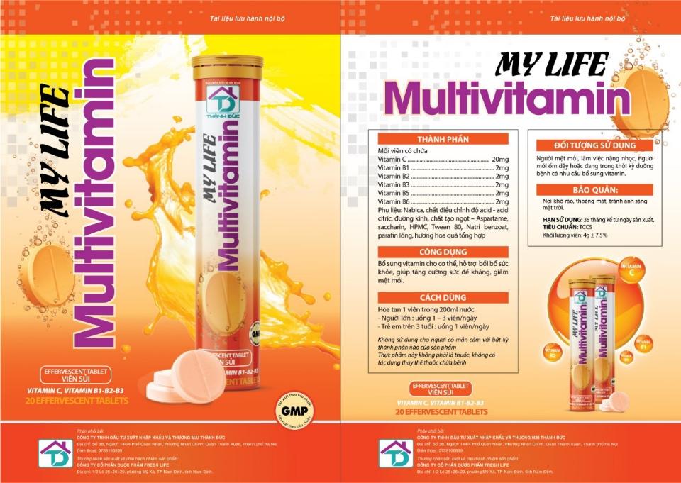 Sủi multivitamin -duoc-ban-tai-Cty cổ phần DP STA -pharma
