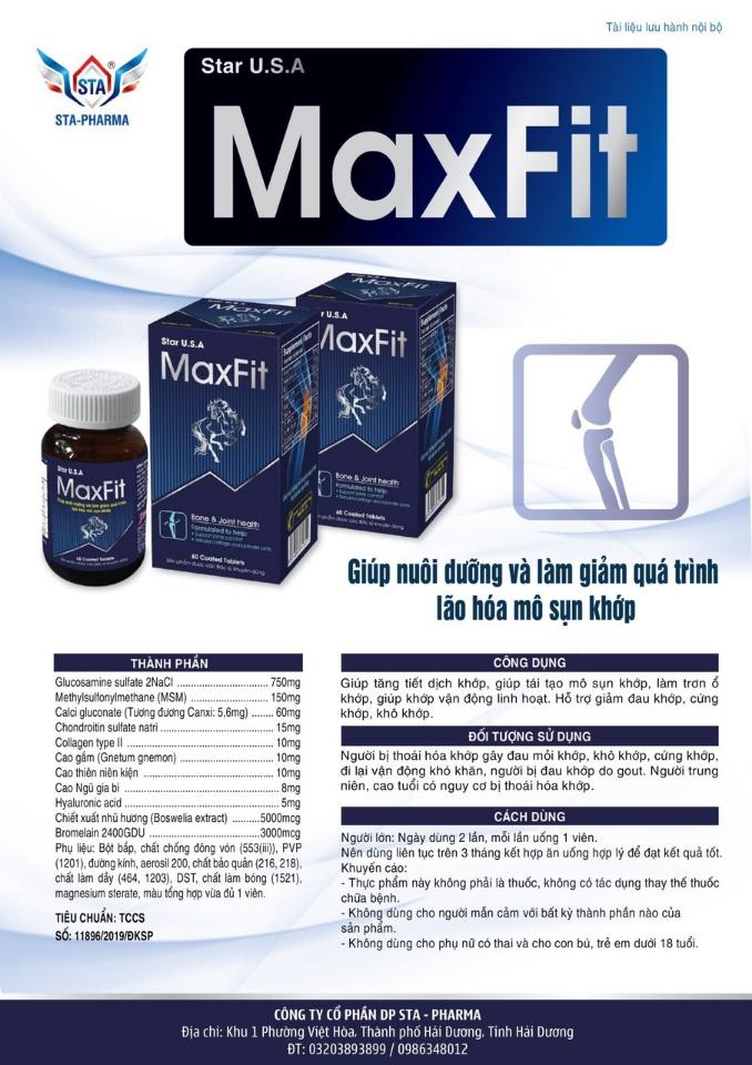 Maxfit-duoc-ban-tai-Cty cổ phần DP STA -pharma