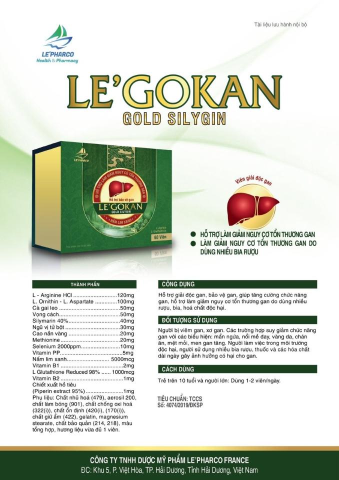 Le gokan gan xanh -duoc-ban-tai-Cty cổ phần DP STA -pharma