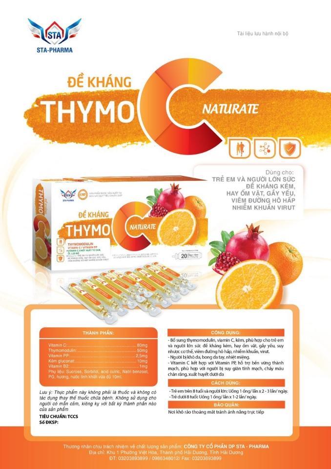 Thymoc ống -duoc-ban-tai-Cty cổ phần DP STA -pharma