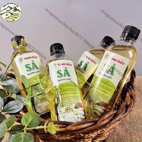 Tinh Dầu Sả Thường Chai 100Mml-duoc-ban-tai-Nông Sản Sạch Tây Bắc
