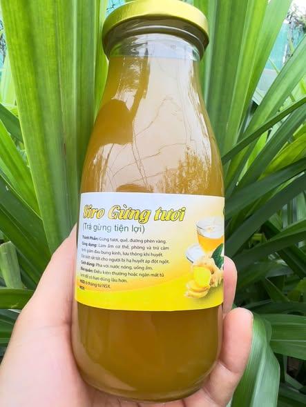 Siro Gừng tươi-duoc-ban-tai-Nông Sản Sạch Tây Bắc