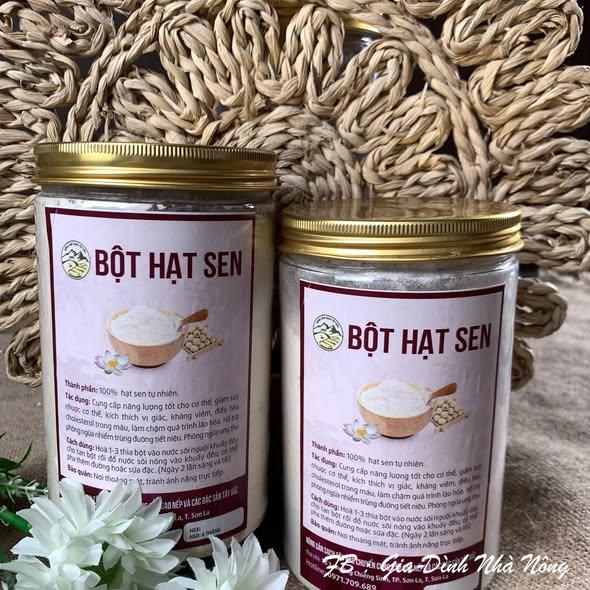 Bột Hạt Sen (Hộp 500gr)-duoc-ban-tai-Nông Sản Sạch Tây Bắc