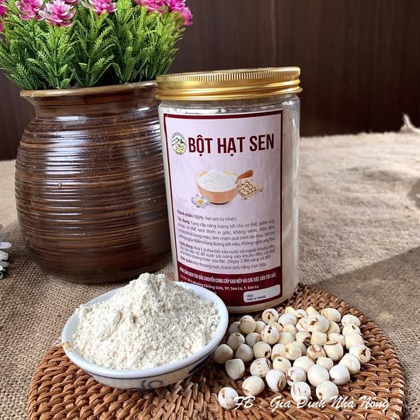 Bột Hạt Sen (Hộp 500gr)-duoc-ban-tai-Nông Sản Sạch Tây Bắc