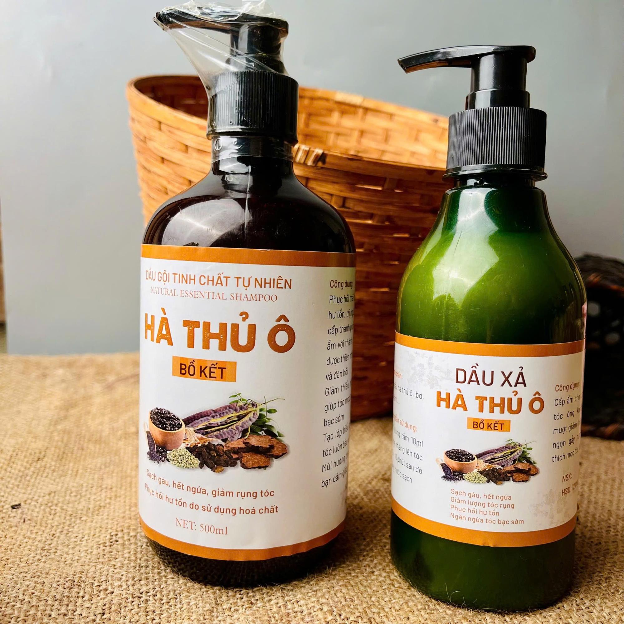 Dầu Gội Hà Thủ Ô (chai/500ml). 0.7-duoc-ban-tai-Nông Sản Sạch Tây Bắc