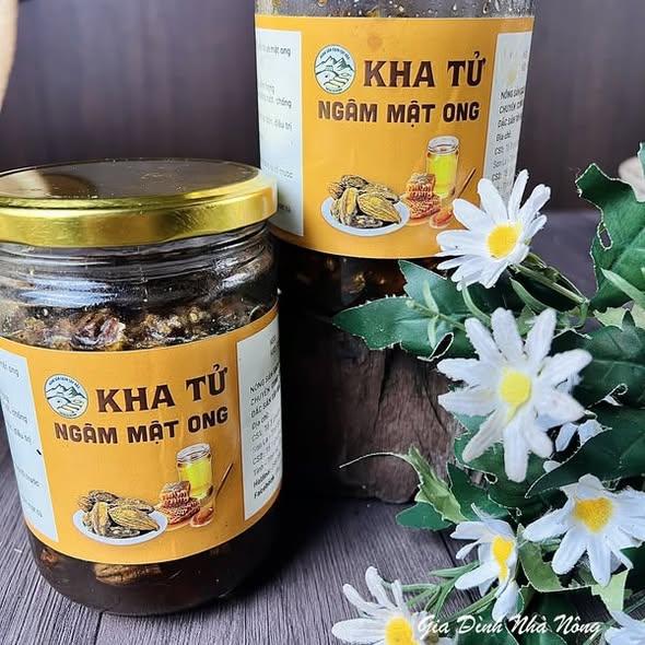 Kha Tử Ngâm Mật Ong (lọ/120ml)-duoc-ban-tai-Nông Sản Sạch Tây Bắc