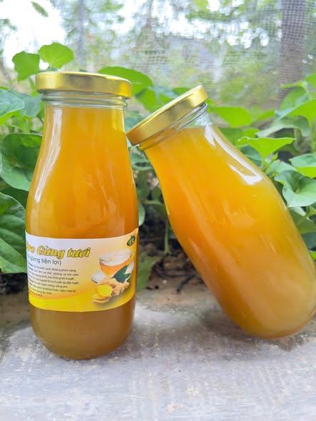 Siro Gừng tươi-duoc-ban-tai-Nông Sản Sạch Tây Bắc