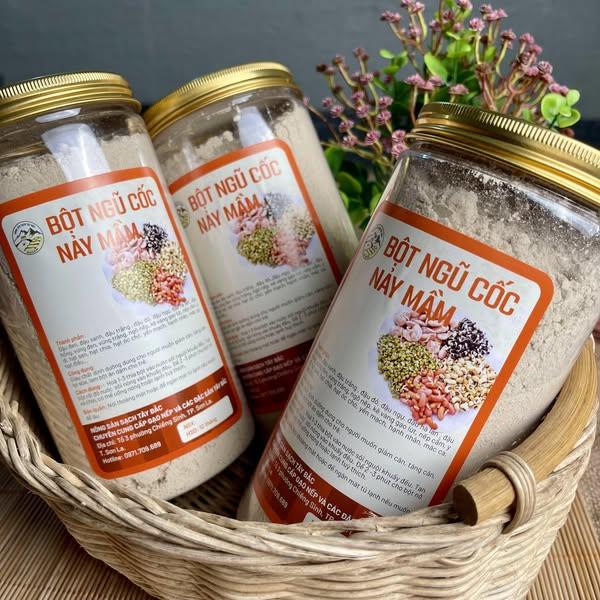 Bột Ngũ Cốc Nảy Mầm ( Hộp 500gr)-duoc-ban-tai-Nông Sản Sạch Tây Bắc