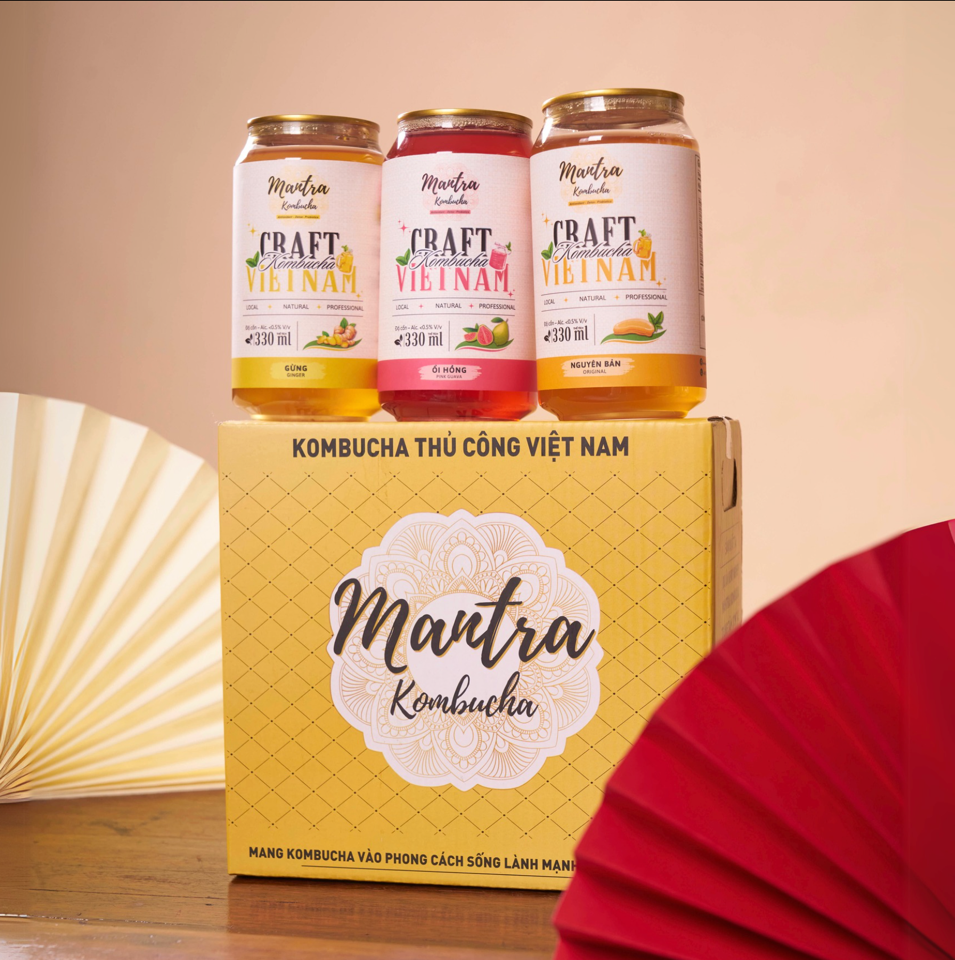 Hộp 6 lon 330ml-duoc-ban-tai-Mantra Kombucha