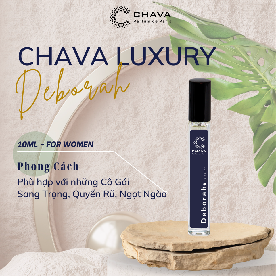 NƯỚC HOA DEBORAH LUXURY MINI 10ML - CHAVA-duoc-ban-tai-Milo Shop