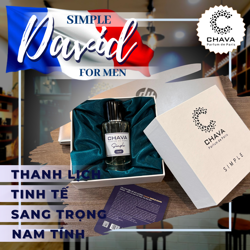 NƯỚC HOA DAVID SIMPLE 50ML - CHAVA-duoc-ban-tai-Milo Shop