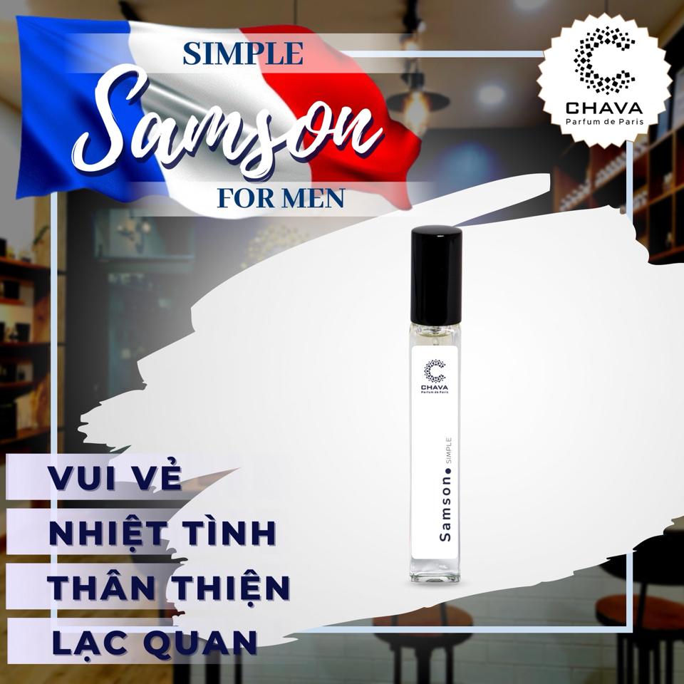 NƯỚC HOA SAMSON SIMPLE 10ML - CHAVA-duoc-ban-tai-Milo Shop