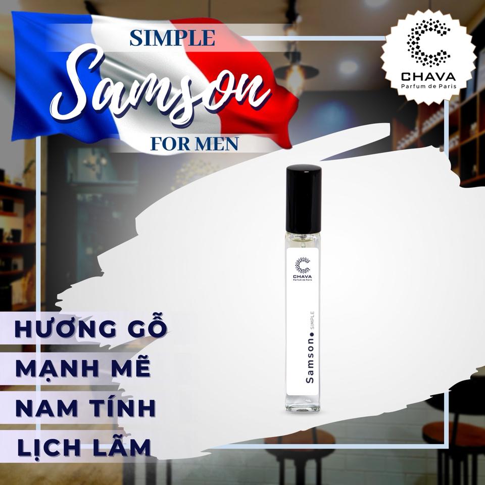 NƯỚC HOA SAMSON SIMPLE 10ML - CHAVA-duoc-ban-tai-Milo Shop