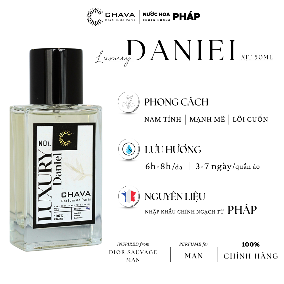 NƯỚC HOA DANIEL LUXURY 50ML - CHAVA-duoc-ban-tai-Milo Shop