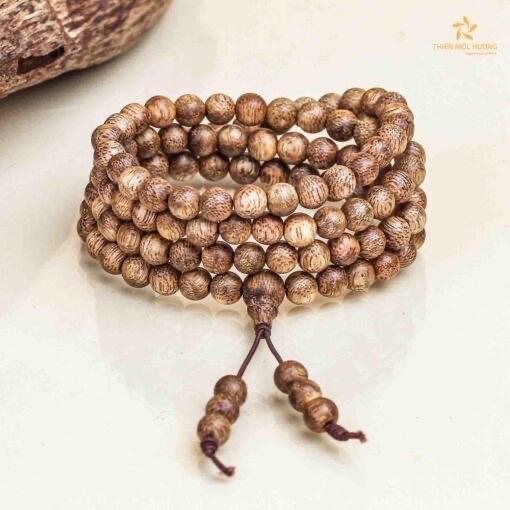 Vòng tay Trầm Hương chuỗi tràng 108 hạt - An yên, đoạn trừ 108 phiền não-duoc-ban-tai-Milo Shop