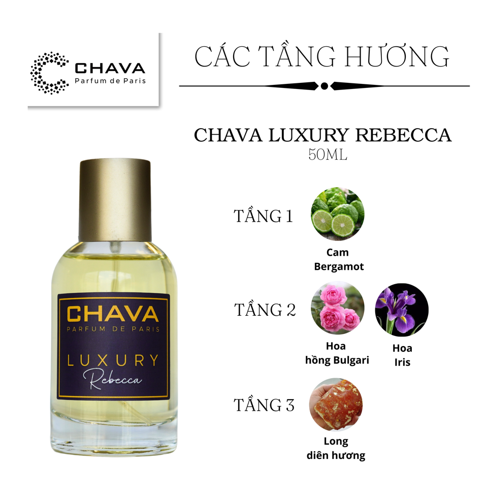 NƯỚC HOA REBECCA LUXURY 50ML - CHAVA-duoc-ban-tai-Milo Shop